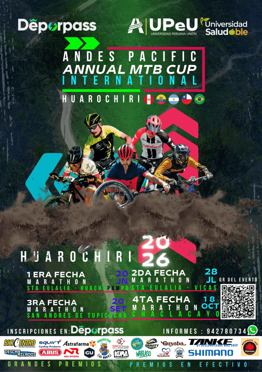 HUACHUPAMPA - ANDES PACIFIC ANNUAL MTB CUP INTERNATIONAL HUAROCHIRI 2026 - STAGE 1 - imagen 1
